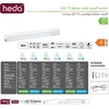 BestService LED juostelė Heda LED juostelė 8W T5 60CM 680LM 4000K HDT508N Lumax