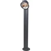 BestService Lumax Vesta LOB203 toršeras sodo šviestuvas IP54 lauko modernus stulpelio vamzdinis dubuo 1x6W LED 4000K grafitas