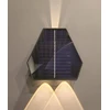 BestService sieninis šviestuvas Lumax Solar LGS510CT saulės lempos sieninis šviestuvas 3X1.5W 50LM 3.7VX1500 mAh CCT IP54 juodas