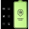 LCD apsauginis stikliukas Bestsuit Flexible Hybrid Glass 5D Apple iPhone 16 Plus pritaikytas dėklui juodas