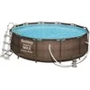 Bestway Rattan baseinas siurblys + filtras + kopėčios 366x100 cm (56709)