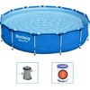 Bestway Bestway Steel Pro baseinas su stovu, 396x84 cm