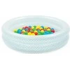 Rožinis baseinas 91x20cm + BESTWAY kamuoliai