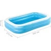 Bestway pripučiamas baseinas, mėlynas 262x175x51cm (54006)