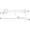 Beta Tools kombinuotasis reketinis veržliaraktis 30 mm (001420030)
