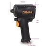 Beta Tools BETA pneumatinis Smūginis veržliasukis 1/2" 770Nm /1927XM 122 l/min.
