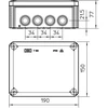 OBO Bettermann Bettermann A can n / t filialas 240 x 190 x 95 IP66 T 250 (2007109)
