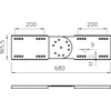 Bettermann Kabelinių kopėčių šarnyrinė jungtis 160mm WRGV 160 FS (6227953)