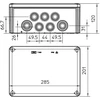 OBO Bettermann Bettermann Can n / t filialas 285 x 201 x 120 IP66 T 350 (2007125)