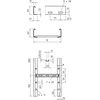 Bettermann Kabelių padėklas 200 x 60 storis 1,5mm LG 620 NS 3000FS 3m (6208506)