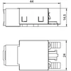 OBO Bettermann Bettermann Elektroninis modulis RJ45 cat.6 patikrintas ASM-C6 G (6117329)