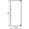 Bettermann WDK100230RW CABLE DUCT 230X100 PVC Baltas