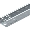 OBO Bettermann OBO šviestuvo bėgelis, aukštis 60 mm, plotis 75 mm, ilgis 3000 mm, galvanizuotas - (3 metrai)