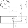 Bettermann Metalinis laikiklis kabeliams 14mm 1015 14 G 100vnt. (1009168)