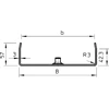 Bettermann Laikiklis środkowy korytka kablowego 100mm MAH 60 100 FS (6358705)