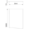 Bettermann Padėklo dangtis 100 mm DRLU 100 DD 3 m (6052643)