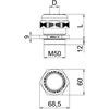 Bettermann Poliamido kabelio sandariklis Ex M50 IP68 juodas VTEC EX M50 SW 2050374