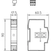 OBO Bettermann 5097858 Viršįtampių ribotuvas dviejų laidų sistemoms 255VAC 2,5kA 1,4kV VF230 AC-FS 5097858