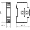 Bettermann Viršįtampių ribotuvas dvilaidžių sistemų 86VAC / 122VDC 2,5 kA 5kV FLD2-110 (5098859)