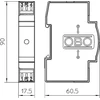 OBO Bettermann Bettermann Viršįtampių ribotuvas skirtas 80VDC 2.7kA 1.2kV VF24-AC / DC (5097607)