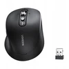 Pelė Ugreen Bevielė pelė UGREEN M752 Bluetooth 5.4 + 2.4 GHz 2xAA (juoda)