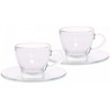 Bialetti - Classic - Rinkinys 2 szklanych filiżanek do espresso