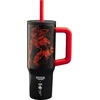 Bialetti - kelioninis puodelis su šiaudeliu ir rankena „Stranger Things“ 900 ml - šviečia tamsoje