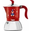 Bialetti - Fiammetta Induction Joyful Christmas Moka Pot 4tz Raudona