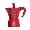 Bialetti Moka Express 3tz (150 ml) Joyful Christmas raudona