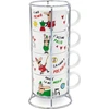 Bialetti Italia Do Cappuccino 4 vnt. x 200 ml balta