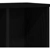 Knygų lentyna, juodo ąžuolo spalvos, 50x25x104 cm, inžinerinė mediena