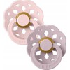 BIBS čiulptukų rinkinys 1 dydis (0 - 6 mėn.) Boheme Blossom/Dusky Lilac