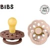 BIBS čiulptukų rinkinys 1 dydis (0 - 6 mėn.) Boheme Woodchuck/Blush