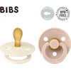 BIBS čiulptukų rinkinys 1 dydis (0 - 6 mėn.) Symmetrical Ivory / Blush