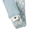 Bibs BIBS PACIFIER BRAID BABY Mėlynas & IVORY čiulptukų pakabukas 100% organinė medvilnė