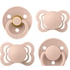 BIBS BIBS TRY-IT PACK BLUSH 4 žindukų rinkinys kūdikių žindukų dovanų rinkinys