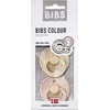 BIBS 6-18 mėn. čiulptukai COLOUR, 2 vnt., Vanilla/Blush