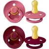 BIBS čiulptukų rinkinys 1 dydis (0 - 6 mėn.) Coral / Ruby
