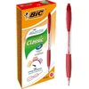 Bic BIC Atlantis Classic, Clip, Twist retractable ballpoint pen, Raudona, 12 pc(s), Medium