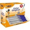 BIC Cristal Medium, Clip, Stick tušinukas, Mėlyna, 100 vnt., Vidutinis