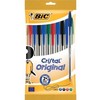 Rašiklis Bic Cristal Original, 10 vnt., įvairių spalvų, 1.0 mm