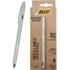 Bic Cristal Re 'new Metal Pen Mėlyna + 2 užtaisai (405477)