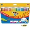 Flomasteriai Bic Kids Couleur, vienpusiai, 24 vnt.