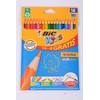 Pieštukų kreidelės 18col/180 KIDS Evolution Stripes BIC 950524