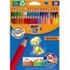 Bic Pieštukas kreditai vaikams Evolution Evolution ECOLjuces 36vnt.