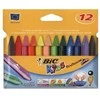 BIC Vaškinės spalvotos kreidelės WAX CRAYON 24 spalvų rinkinys 8297721