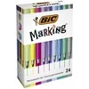 Bic žymeklis, permanentinis, 24 spalvų, BIC