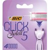 Bic SOLEIL CLICK 5 moteriški skustuvo galvutės, 4 vnt.