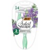 Bic „Soleil Escape“ moteriški skustuvai, 3 ašmenys – levandų ir eukalipto, 1 pakuotė (3 vnt.)