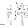 Bidet baterija KFA Chromo paviršiaus mosa (5039 -512-0)
